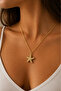 Starfish Figured Necklace, Sea Figured Necklace