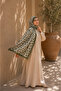 Polka Dot Pattern Shawl Series Khaki - 2