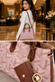 USPA TOTE BAG US6566,L.BROWN - 2