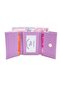 Women's Zippered Wallet with Multiple Card Slots and Coin Compartment -Lilac - 5