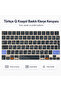 MacBook Air 15.3 Inch M2 M3 M4 M5 A2941 A3114 A3241 A3448 Compatible Turkish Q Shortcut Keyboard Protector - 3