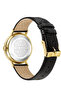 Stainless Steel Quartz Womens Watch with Leather Strap - 3