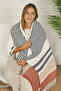 Cozy Scottish Patterned Tasseled Cotton Tv Blanket 150X200 cm Single Person Sofa Shawl Knee Blanket Decorative Blanket - 2