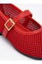 Women's Elegant, Mesh Detailed, Stylish, Comfortable, Casual Ballerinas - 2