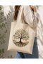 Tree of Life Themed Printed Raw Cloth Bag, Shoulder Bag, Shopping Cloth Bag, Sublimation Printed Cloth Bag