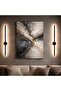 Tt079-Sy-Elk-Apl 70 cm (White Light Led) Matte Black Electric Wall Lamp - 3