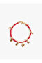 Starfish Charm Detailed Beaded Chain Bracelet
