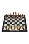 Marble Patterned Wooden Chess Set, Classic Wooden Pieces