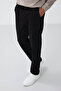 Straight Leg Black Men's Sweatpants T06Er-84682 - 2