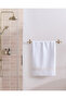 Noemie 100% Cotton Face Towel - White/Gold - 50X76 cm