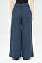 Women's Intensely Stone and Bead Embroidered Palazzo Trousers - 4