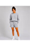 Hüppy Printed Women's Oversize Sweatshirt with Shorts Tracksuit Set - 4
