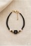 Handmade Glass Black Color Special Design Bracelet - 3