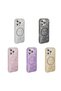 iPhone 16 Pro Max Case Non-Spill Glitter Silicone Magsafe Camera Raised Brsa - 2