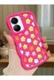 Vivo Y56 Compatible Case Camera Protector Red Silicone Couple Phone Case Flower Pattern