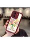 Xiaomi Poco C65 Compatible Case Camera Protector Burgundy Silicone Couple Phone Case Floral Pattern