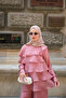 Women's Tulle Fabric Set Dusty Rose - 3