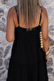 Black Thin Strap Crinkle Maxi Dress - 5