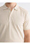 Rmz Gi̇yi̇m Farkiyla Devrik Roba Yaka Men's T-Shirt - 4