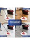 Easy Wring Spin Mop & Bucket Set with Foot Pedal – 360° Rotating Microfiber Floor Mop System with Stainless Steel Wringer, Adjustable Handle & 2 Reusable Mop Heads - 5