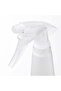 Trigger Spray Bottle, Clear White, Plastic, Cone Shape, Refillable for Cleaning and Hair Care - 2