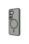 Galaxy S24 Case Magsafe Supported Camera Raised Matte Anti-Fingerprint Silicone Omsy - 5