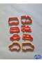Vehicle Figured Cookie Mold Set Vehicle Shaped Dough Cutter Set of 4 - 5
