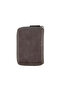 Genuine Leather Men's Zipper Wallet Crazy Leather with 10 Card Compartments and 2 Picture Compartments - 2