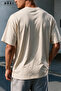 Trust Issue Printed Oversize T-Shirt & Gray Pants Tracksuit Set - 4