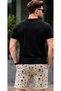 Men's Palm Tree T-Shirt & Shorts Set - 2