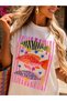 Colorful Tropical Fish Printed Oversized Unisex Premium T-Shirt - 2