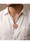 Mührü Şerif Written Pure Copper Necklace Calligraphy Engraved Unisex 35 mm - 6