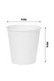 500 x 4oz Disposable Single Wall White Cups Hot & Cold Drinks Perfect for Your Home, Cafe, Work, Parties and Outdoors, 113ml - 2