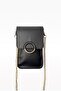 Bianca Faux Leather Chain Strap Women's Crossbody Mini Bag with Phone Compartment