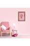 Signtouch How Lucky Are We Quote Pink Stripe Dorm Wall Art Outer Frame 40x60 cm - 3