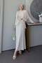 Sandy Lotus Dress Beige - 3