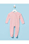 Baby White And Pink Jacquard 2 Pieces Sleepsuit Set - 3