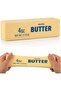 Butter Squishy Toy, Realistic Slow-Rise Salted Butter Stick Stress Reliever, Soft TPR Squeeze Sensory Fidget for Kids & Adults, Funny Prank Gag Gift, 4oz Size – 1 Piece