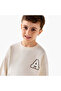 Textured Sweatshirt with Embroidered Detail and Long Sleeves - 4