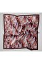 Shiny Textured Scarf Copper Smoked Tone Geometric Patterned Water-Repellent Shiny 90X90 - 6