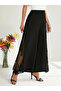 Women's High Waist Side Ruched Imported Crepe Trousers - 3