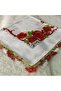 Handmade Needlework Writing, Scarf, Yemeni, Mevlit Cover, Head Cover, 4 Sides Embroidered, 100% Cotton, 100*100cm
