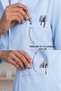 Women's Shirt Collar Long Sleeve Long Length Color Options Alpaca Fabric Doctor and Nurse Coat - 6