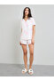 Bow Print Piped Pocket Ss Shirt & Short Set - 2