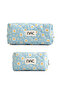 2-Piece Suede Organizer Makeup Bag