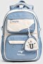 Relaxion Unisex School Backpack Travel Camping Daily Student Backpack School Bag 2466 Black - 2