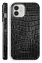 iPhone 11 Noir Croc Double Layer Essential Tough Phone Case