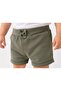 H&C 2 Threaded Shorts Elastic Waist Lace-Up Casual Summer Shorts 1-6 Years - 2