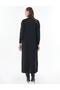 Turtleneck Knitwear Dress Black - 5