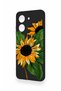 Redmi A5 Compatible Sunflower Patterned Silicone Case - 4
